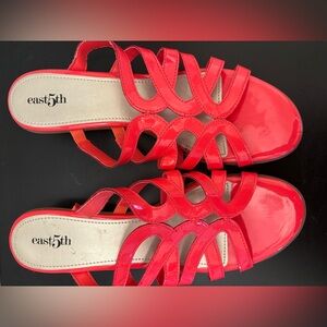 SOLD 5th | Coral Patent Slide